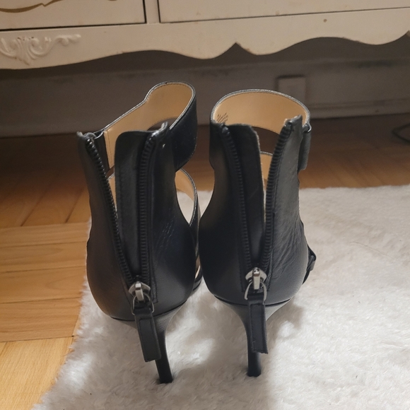 Brand new Black Leather heels Nine West - Picture 4 of 5